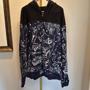 AKOO vintage no rivals sweatshirt jacket EUC 4XL
